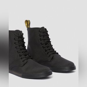Dr. Martens Women's Sheridan Black Canvas Boot Size 5